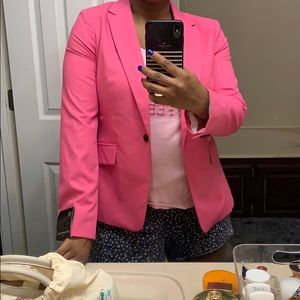 Banana Republic Pink cutaway blazer, sz 10